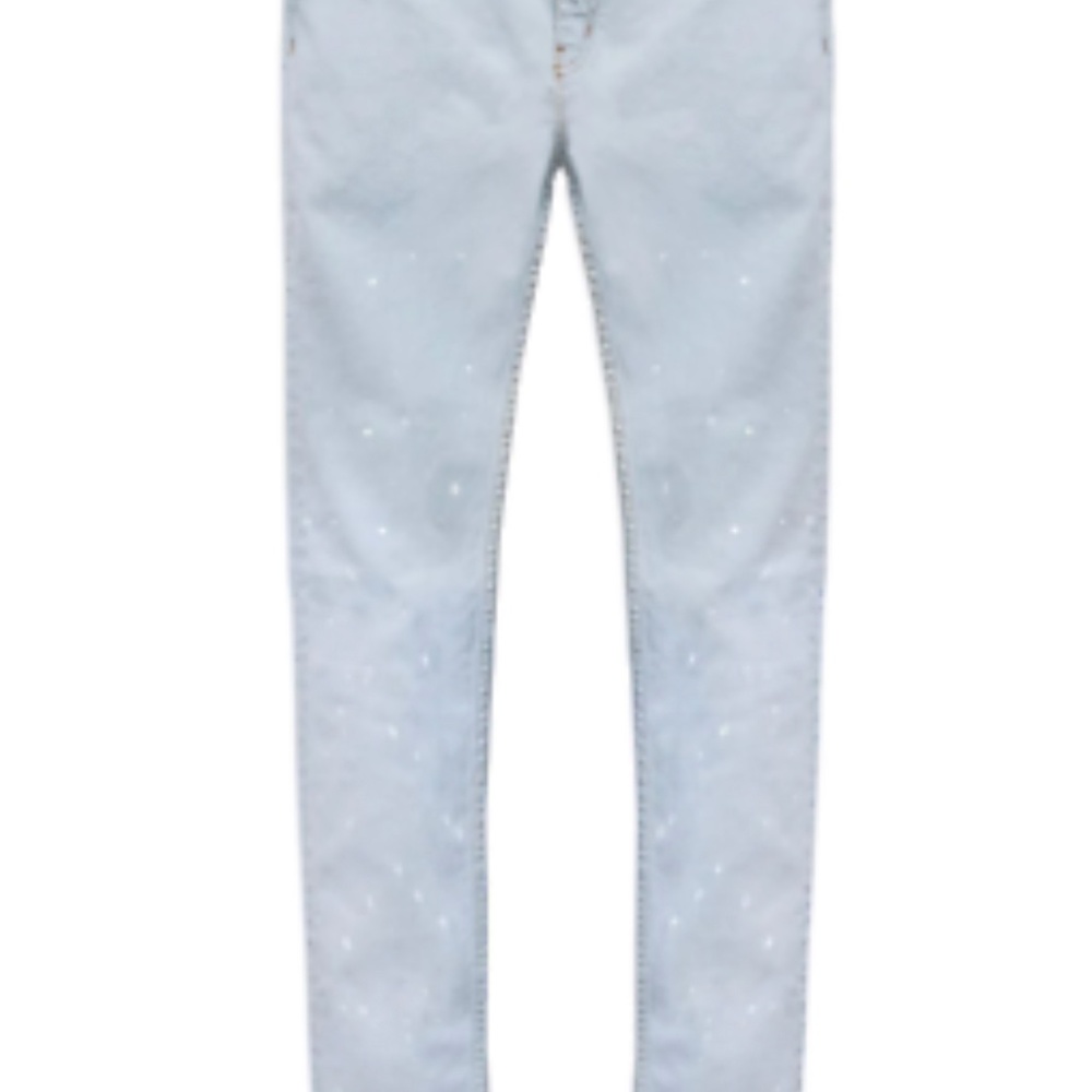 ORO Los Angeles Men's Sky Denim Jeans 34 x 33 Light wash slim  $240